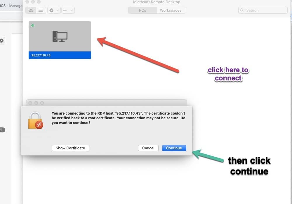 How to Connect Windows VPS via RDP with Mac