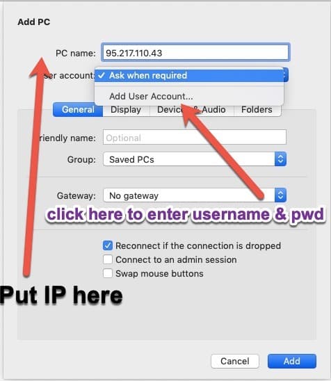 How to connect Windows VPS via RDP with Mac