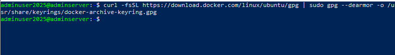 Docker GPG Key