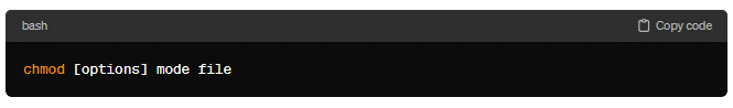 chmod