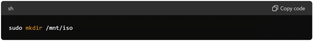 Create a Mount Point