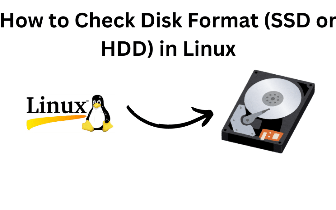 How to Check Disk Format (SSD or HDD) in Linux