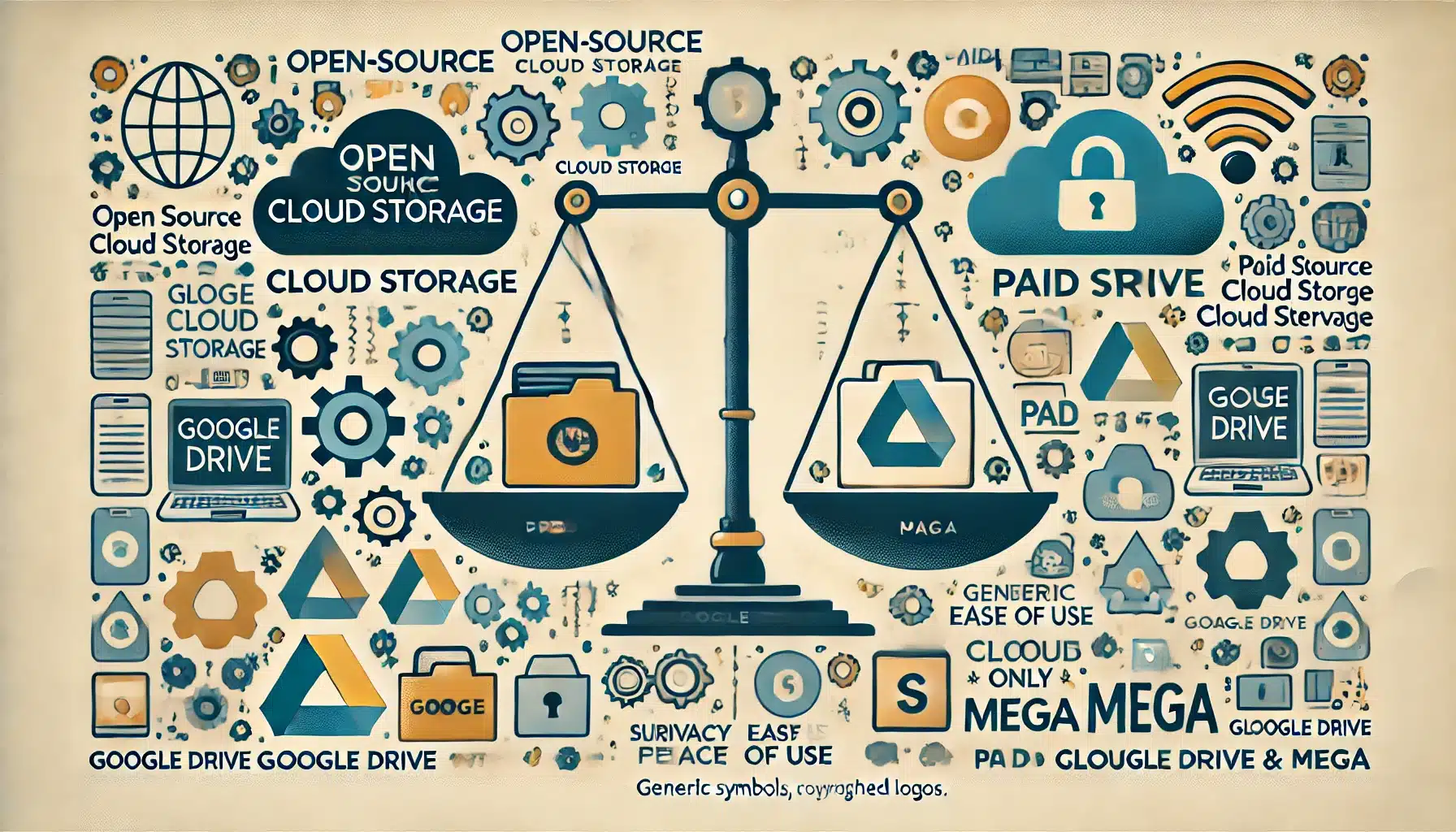 Open Source Cloud Storage vs Paid Services like Google Drive & MEGA