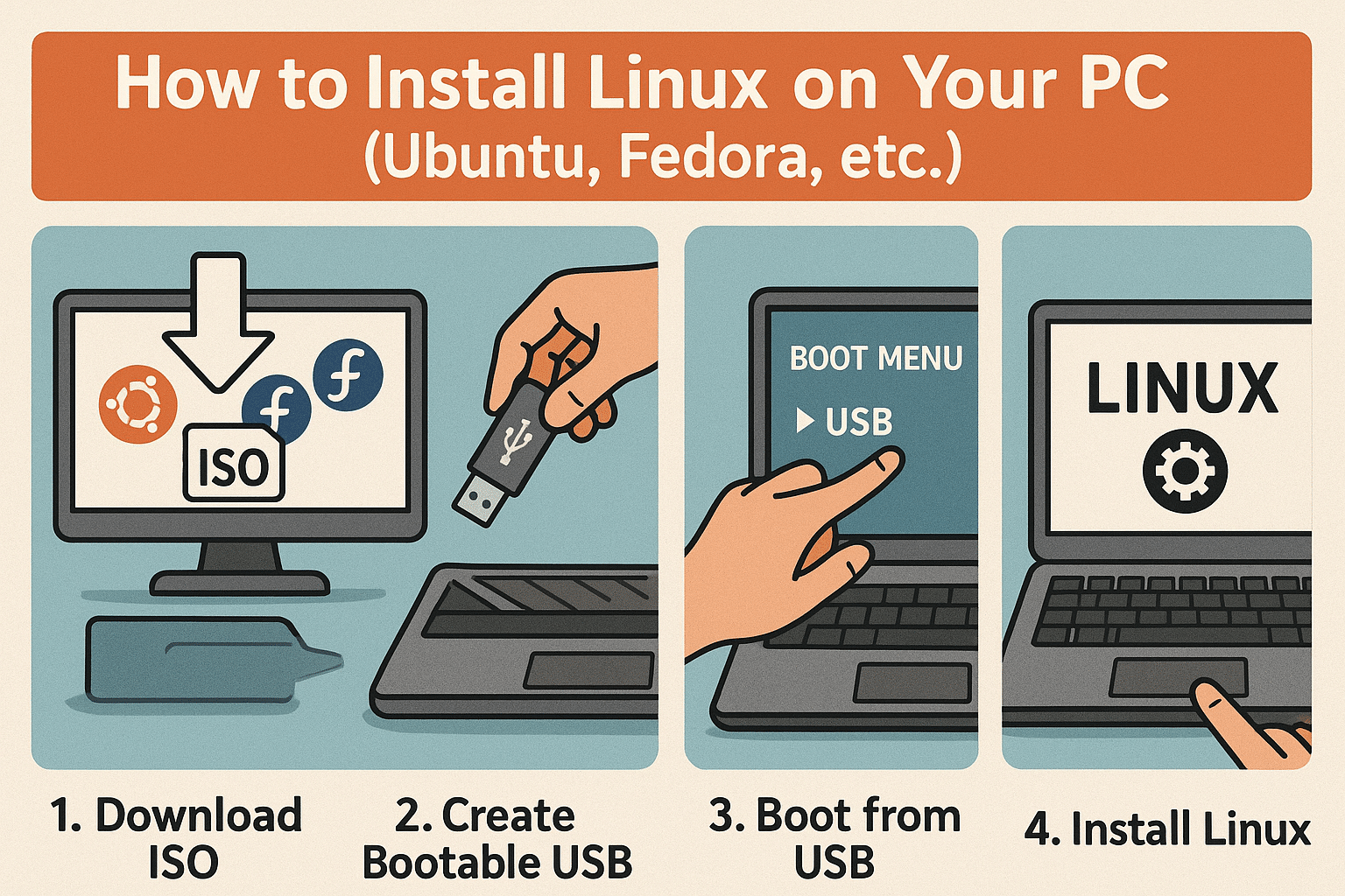 How to install Linux on your PC (Ubuntu, Fedora, etc.)