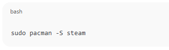 Install Steam on Linux on Arch