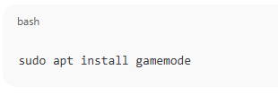 Install GameMode
