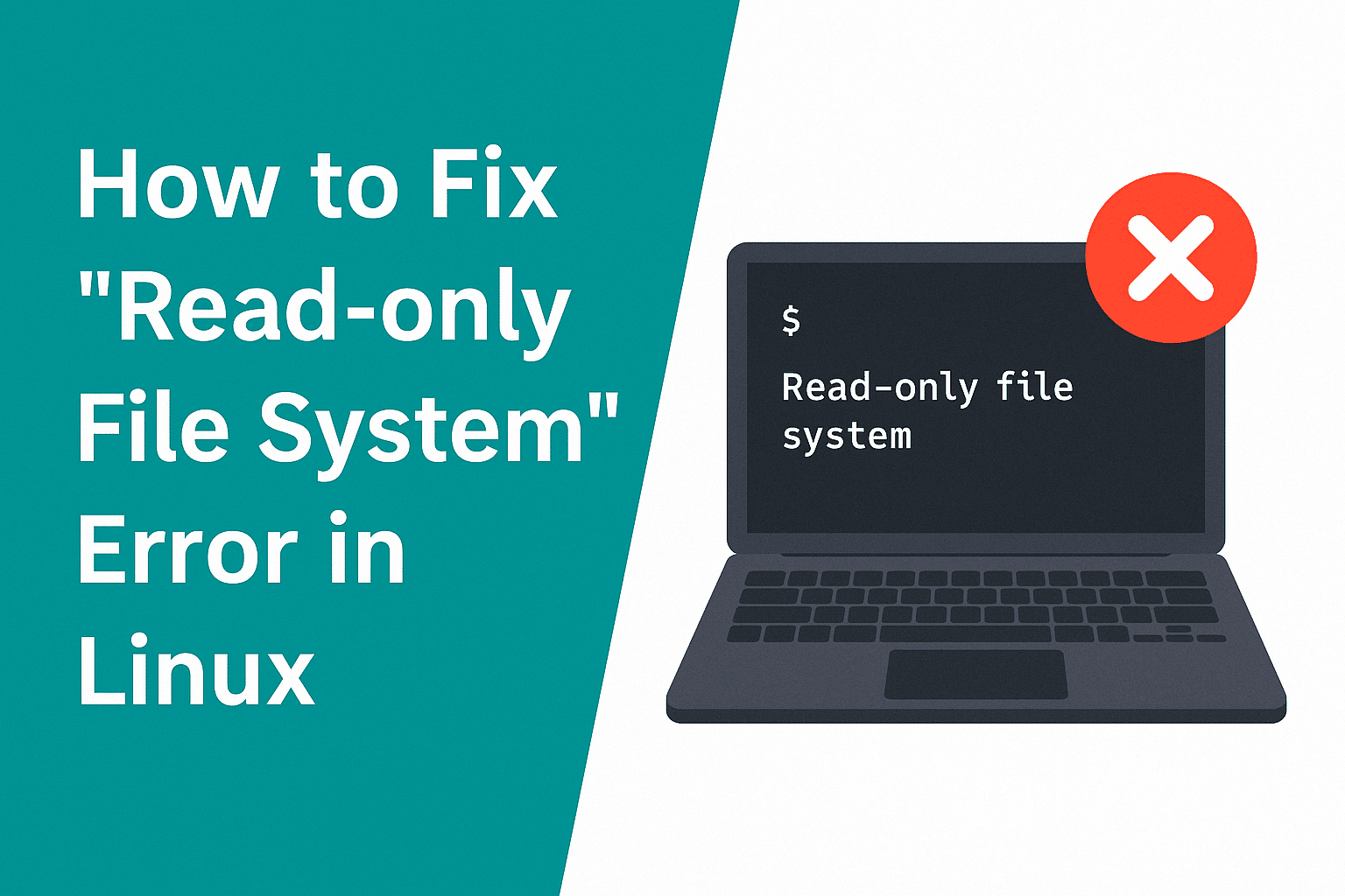 How to Fix “Read-only File System” Error in Linux