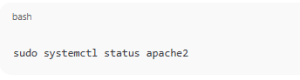 Check Apache Service Status
