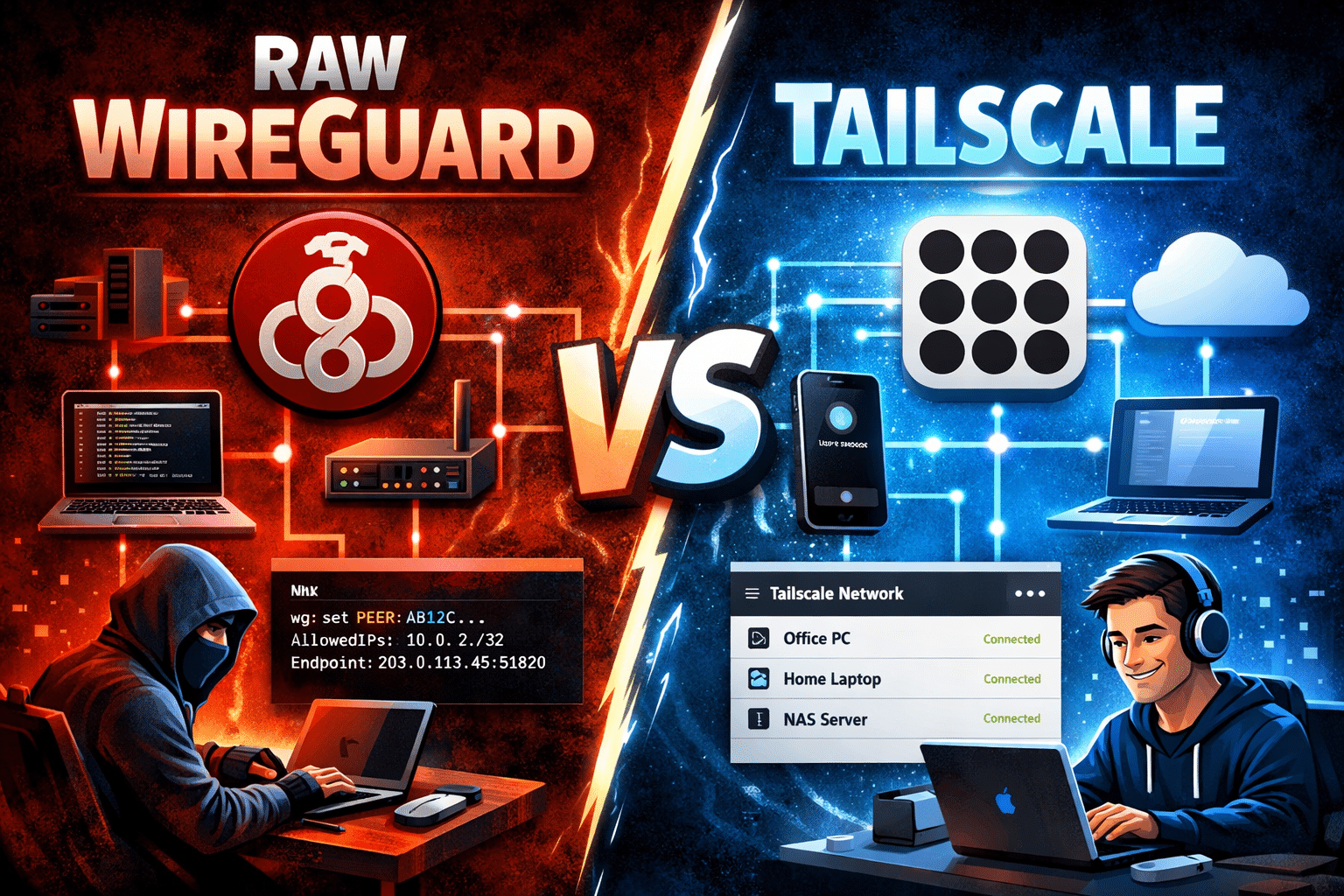 WireGuard vs Tailscale